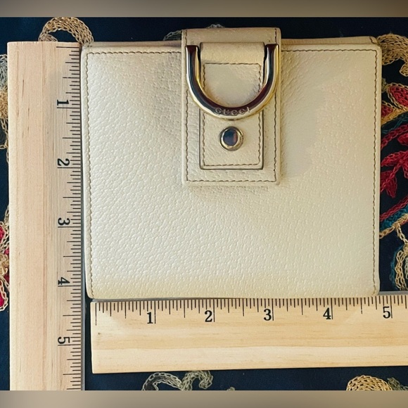 Stunning Gucci Guccisima Crystal Abbey tote & horseshoe cream wallet. Both EUC! - Picture 5 of 16